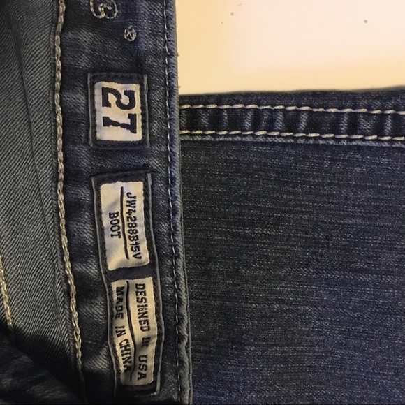 3/$50 Miss Me Women Jeans Size 27 Inseam 32 - Picture 4 of 7